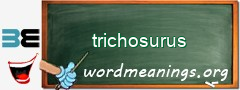 WordMeaning blackboard for trichosurus